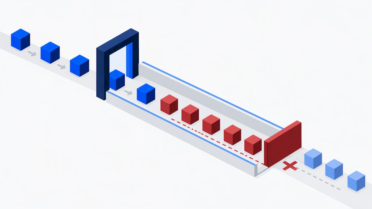 Trading session blocked at loss limit
